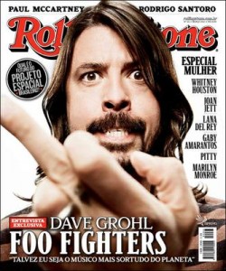 Capa da “Rolling Stone Brasil” com Dave Grohl, de março de 2012. (Reprodução)
